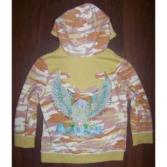 Y2K Miss Me Jacket Zip Sweatshirt Size S - Picture 1 of 8